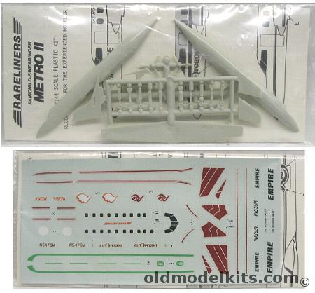 Rareliners 1/144 Fairchild-Swearingen Metro II - Empire / Air Oregon or Rio Air Lines plastic model kit